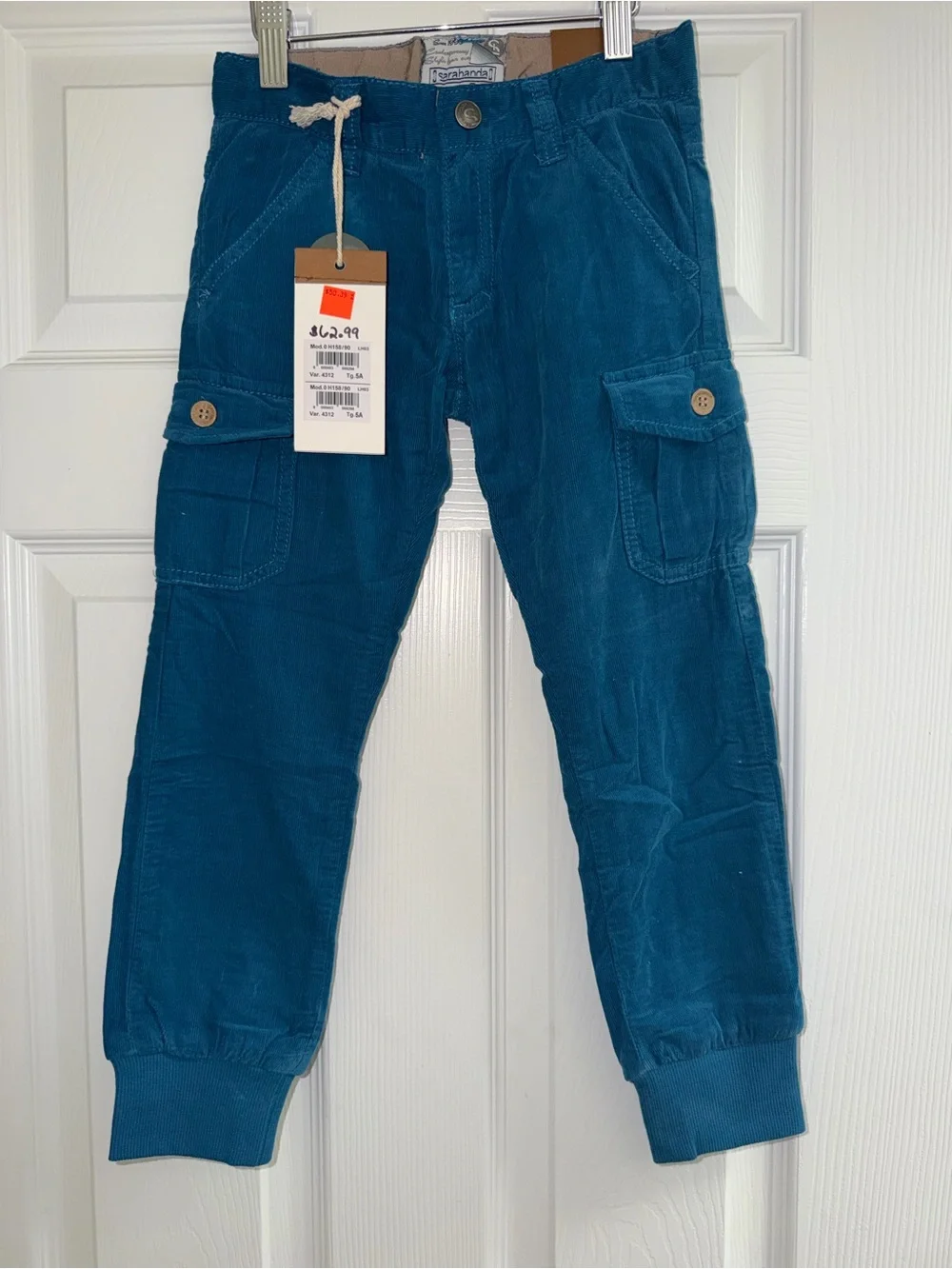 NWT Kids Teal Corduroy Pants | CHOOSE SIZE 5A 6A 7A | $62